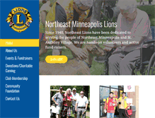 Tablet Screenshot of nelions.org